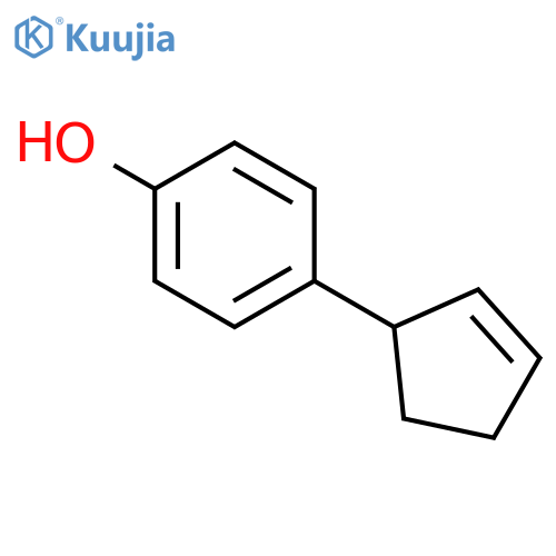 4-(cyclopent-2-en-1-yl)phenol structure