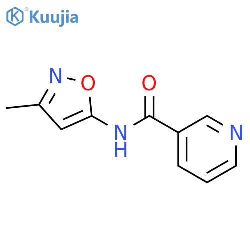 3-Pyridinecarboxamide, N-(3-methyl-5-isoxazolyl)- structure