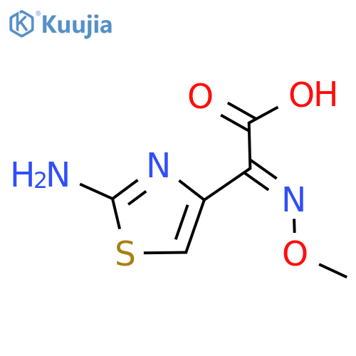 (E)-2-(2-aminothiazol-4-yl)-2-(methoxyimino)essigsäure structure