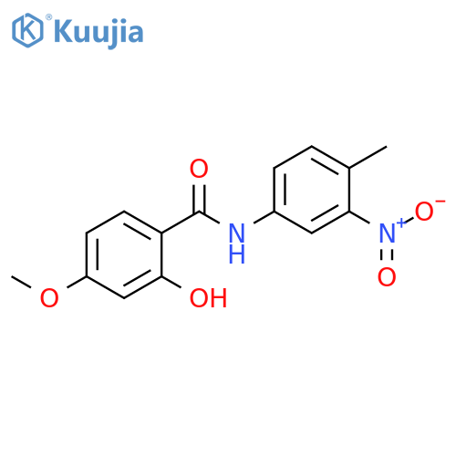 Benzamide, 2-hydroxy-4-methoxy-N-(4-methyl-3-nitrophenyl)- structure