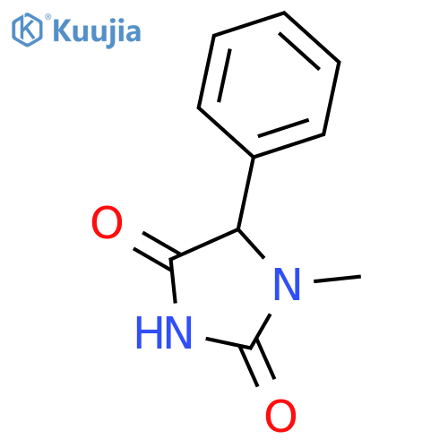 2,4-Imidazolidinedione,1-methyl-5-phenyl- structure