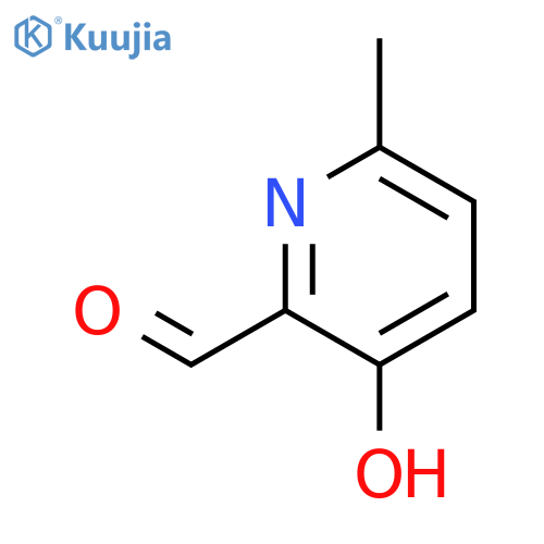 3-hydroxy-6-methylpyridine-2-carbaldehyde structure
