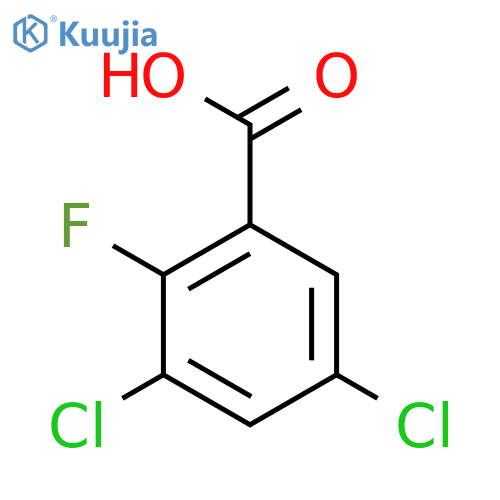 3,5-Dichloro-2-fluorobenzoic Acid structure