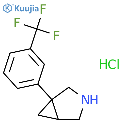 1-3-(Trifluoromethyl)phenyl-3-azabicyclo3.1.0hexane Hydrochloride structure