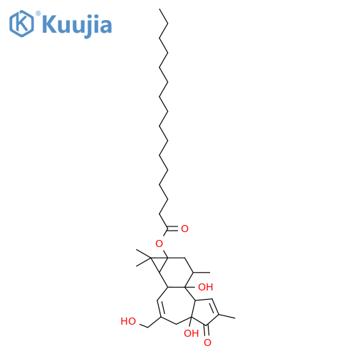 12-deoxyphorbol 13-palmitate structure