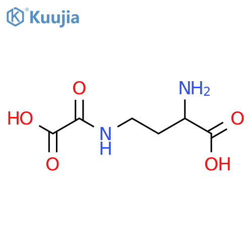 (2S)-2-amino-4-[(carboxycarbonyl)amino]butanoic acid structure