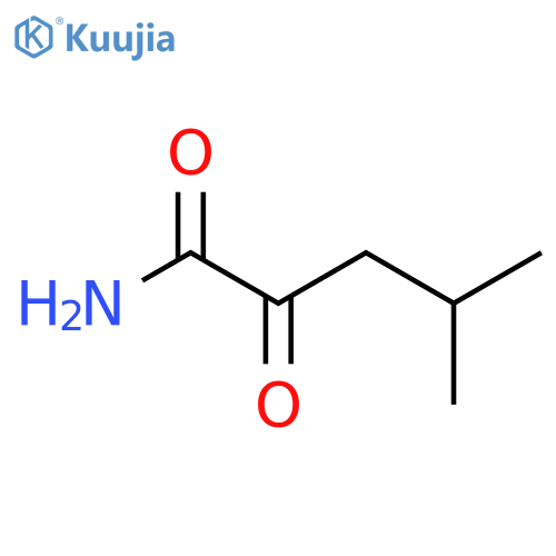 4-Methyl-2-oxo-valeric acid amide structure