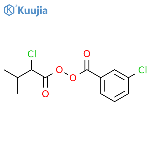 (2-Chloro-3-methylbutanoyl) 3-chlorobenzenecarboperoxoate structure