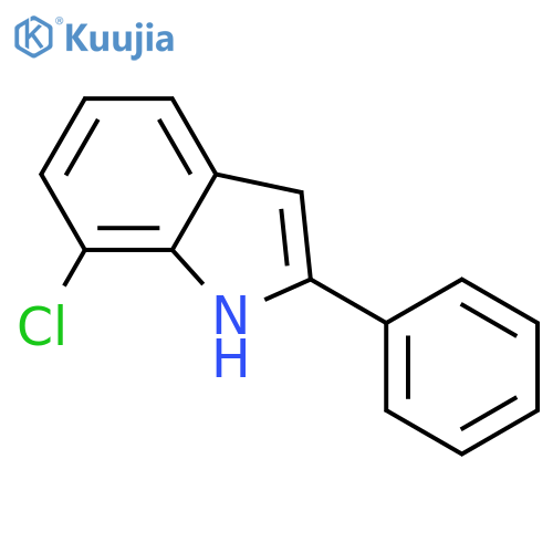 1H-Indole, 7-chloro-2-phenyl- structure