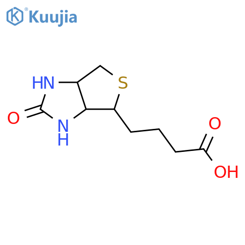 1H-Thieno[3,4-d]imidazole-4-butanoicacid, hexahydro-2-oxo-, (3aS,4S,6aR)- structure