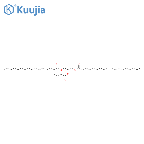 1-Olein-2-Butyrin-3-Palmitin structure