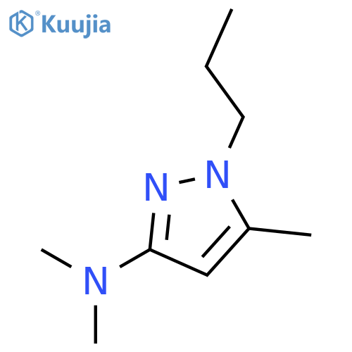 1H-Pyrazol-3-amine, N,N,5-trimethyl-1-propyl- structure