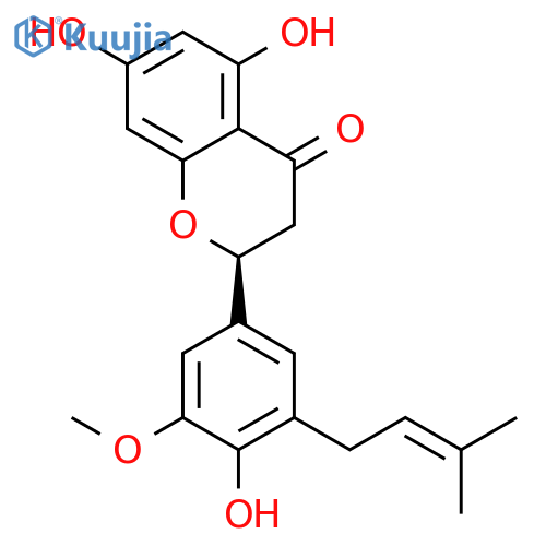 5'-Prenylhomoeriodictyol structure