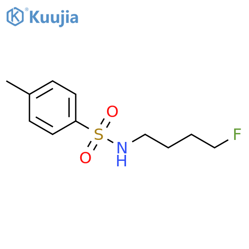 Benzenesulfonamide, N-(4-fluorobutyl)-4-methyl- structure