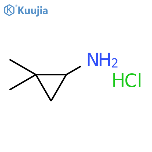 2,2-dimethylcyclopropan-1-amine hydrochloride structure