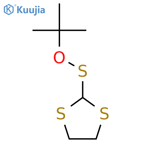 1,3-Dithiolan-2-yl, 2-[(1,1-dimethylethoxy)thio]- structure