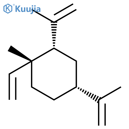 CYCLOHEXANE, 1-ETHENYL-1-METHYL-2,4-BIS(1-METHYLETHENYL)-, (1R,2S,4R)- structure
