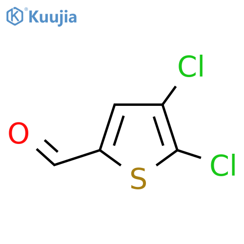 4,5-Dichlorothiophene-2-carbaldehyde structure