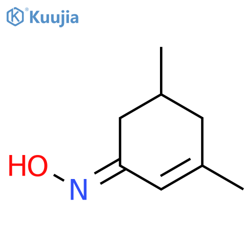 2-Cyclohexen-1-one, 3,5-dimethyl-, oxime structure