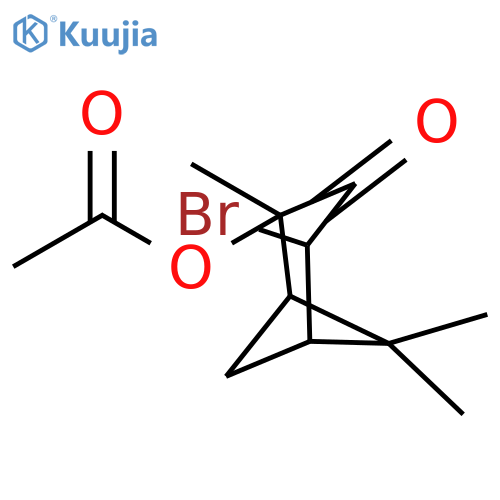BICYCLO[3.1.1]HEPTAN-3-ONE, 2-(ACETYLOXY)-4-BROMO-2,6,6-TRIMETHYL- structure