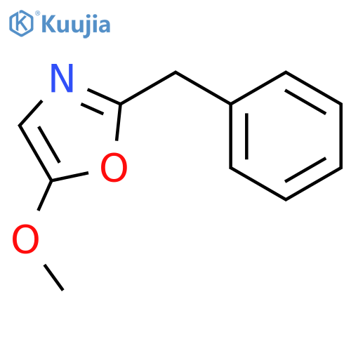 OXAZOLE, 5-METHOXY-2-(PHENYLMETHYL)- structure
