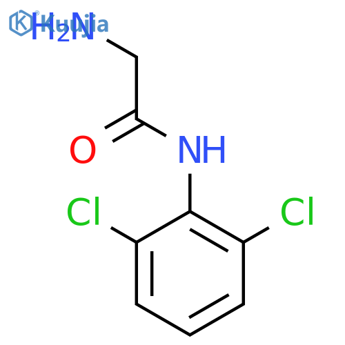 2-amino-n-(2,6-dichlorophenyl)acetamide structure