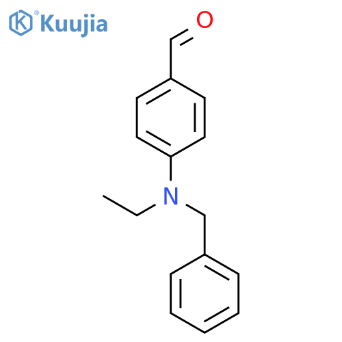 4-[benzyl(ethyl)amino]benzaldehyde structure