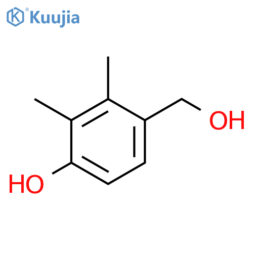 Benzenemethanol, 4-hydroxy-2,3-dimethyl- structure