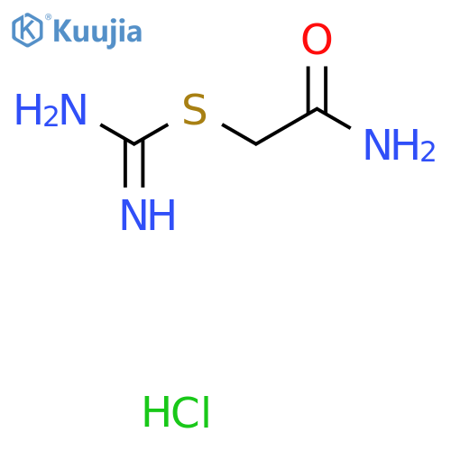 2-Amino-2-oxoethyl imidothiocarbamate hydrochloride structure
