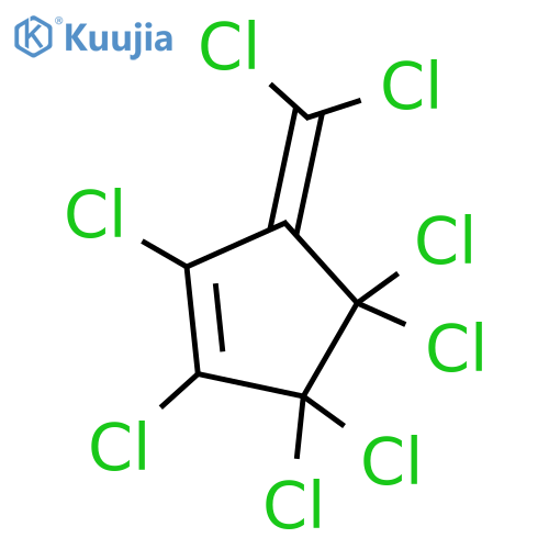 Cyclopentene, hexachloro(dichloromethylene)- structure