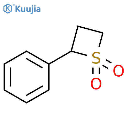 Thietane, 2-phenyl-, 1,1-dioxide structure