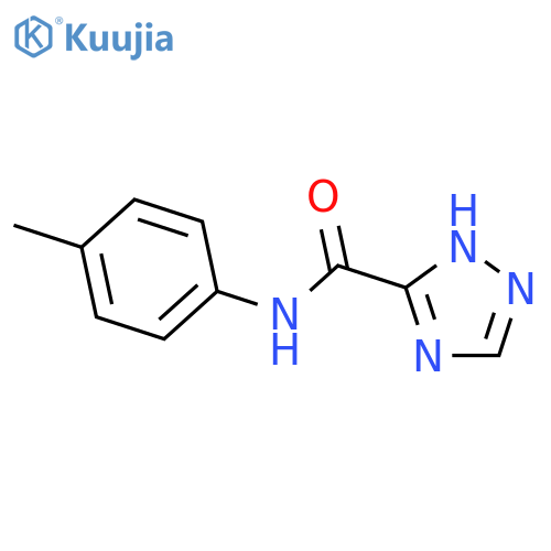 N-(4-methylphenyl)-1H-1,2,4-triazole-5-carboxamide structure