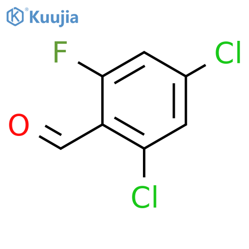 2,4-Dichloro-6-fluorobenzaldehyde structure