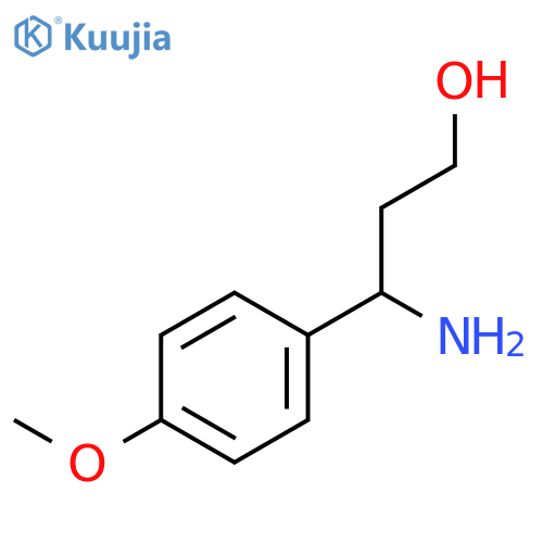 3-Amino-3-(4-methoxyphenyl)propan-1-ol structure