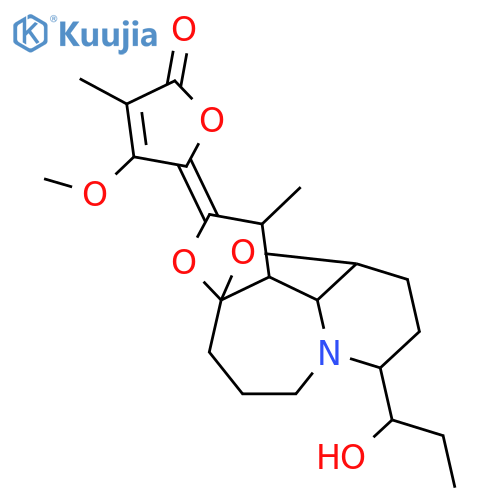 (5Z)-5-[(1S,3aR,8S,11R,11aR,11bR)-8-[(1S)-1-hydroxypropyl]-1-methyloctahydro-4H-3a,11-epoxyfuro[3,2-c]pyrido[1,2-a]azepin-2(1H)-ylidene]-4-methoxy-3-methylfuran-2(5H)-one structure