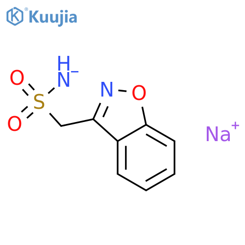 Zonisamide sodium salt structure