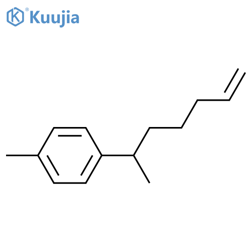 Benzene, 1-methyl-4-[(1R)-1-methyl-5-hexen-1-yl]- structure