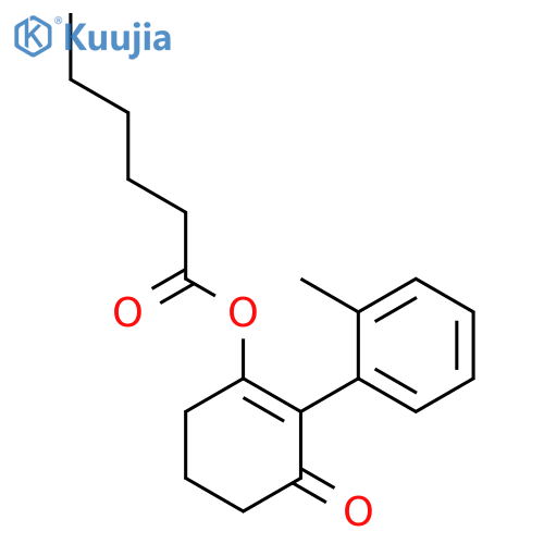 HEXANOIC ACID, 2-(2-METHYLPHENYL)-3-OXO-1-CYCLOHEXEN-1-YL ESTER structure