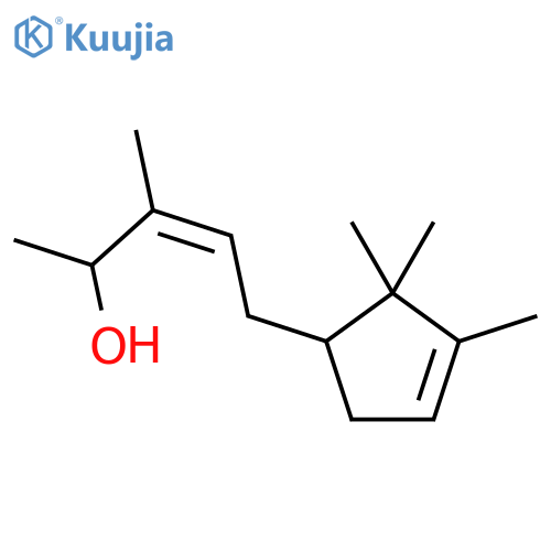 3-methyl-5-(2,2,3-trimethyl-3-cyclopenten-1-yl)pent-3-en-2-ol structure