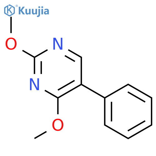 2,4-dimethoxy-5-phenyl-pyrimidine structure