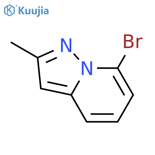 PYRAZOLO[1,5-A]PYRIDINE, 7-BROMO-2-METHYL- structure