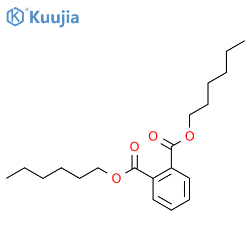 Dihexyl phthalate structure