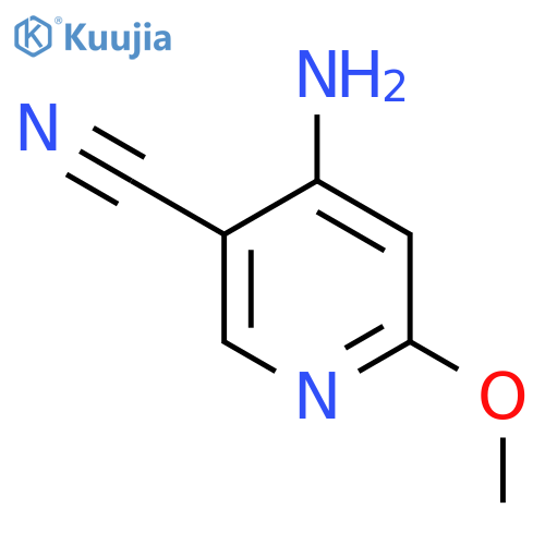 4-Amino-6-methoxynicotinonitrile structure