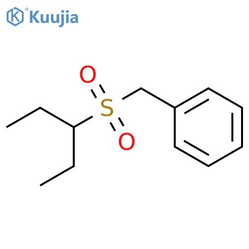 Benzene, [[(1-ethylpropyl)sulfonyl]methyl]- structure