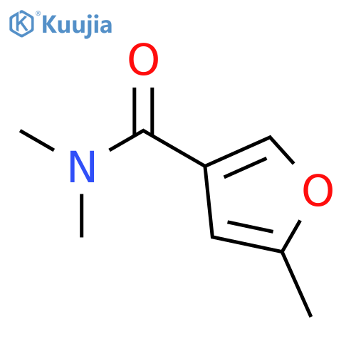 3-Furancarboxamide,  N,N,5-trimethyl- structure