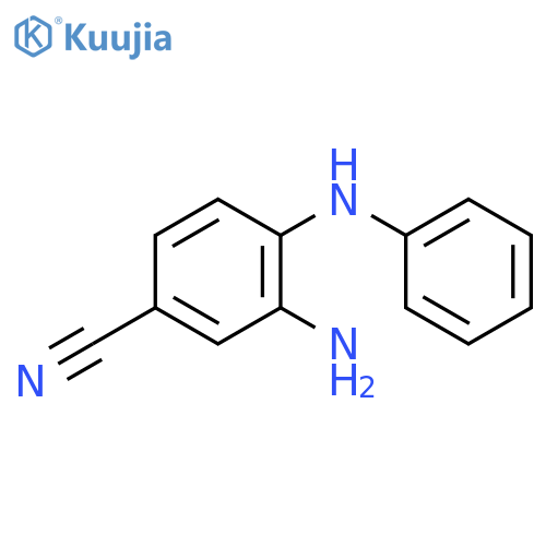 3-Amino-4-(phenylamino)benzonitrile structure