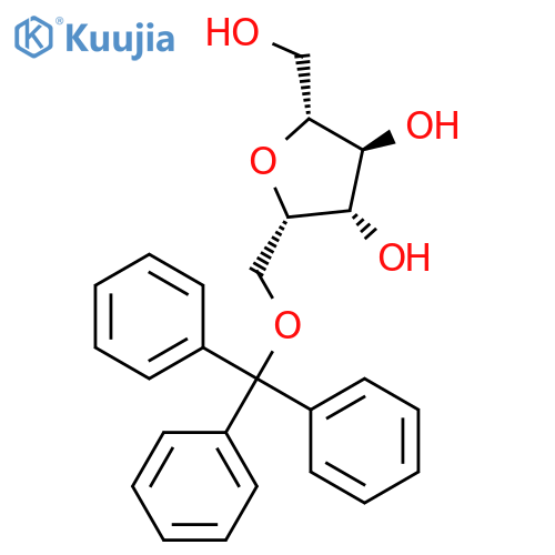 2,5-Anhydro-1-O-trityl-D-mannitol structure