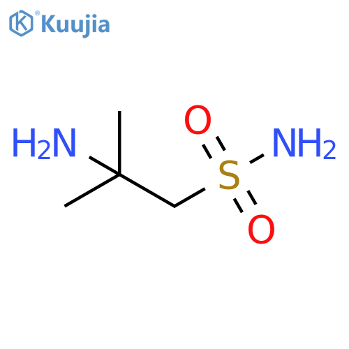 2-amino-2-methylpropane-1-sulfonamide structure