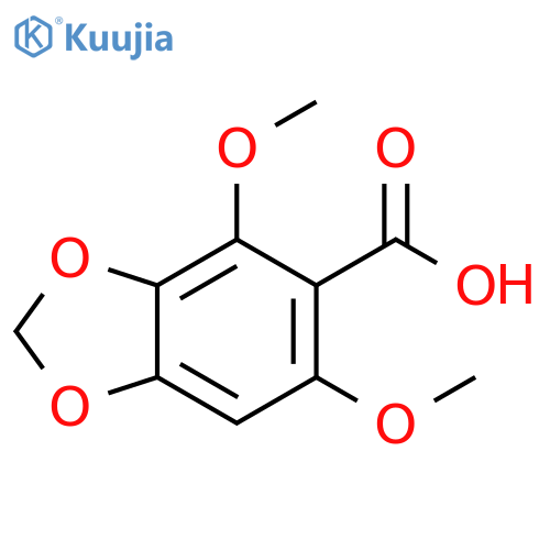 4,6-Dimethoxybenzo[d][1,3]dioxole-5-carboxylic acid structure