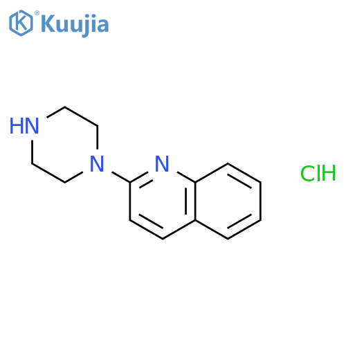 2-(piperazin-1-yl)quinoline hydrochloride structure